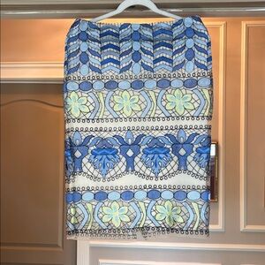 Brocade pencil skirt